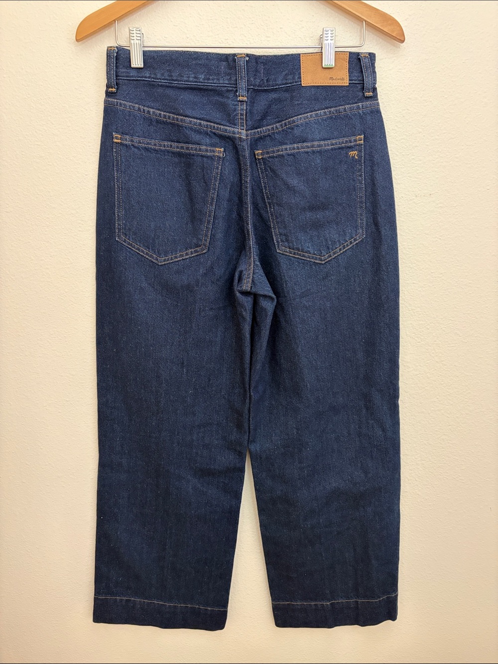 Madewell Dark Blue Superwide-Leg Jeans - Picture 5 of 12